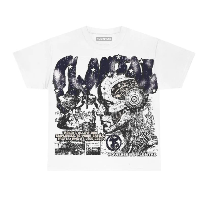 Midnight Navy 1s Flontae T-Shirt Smartness Graphic sold by Flontae Clothing
