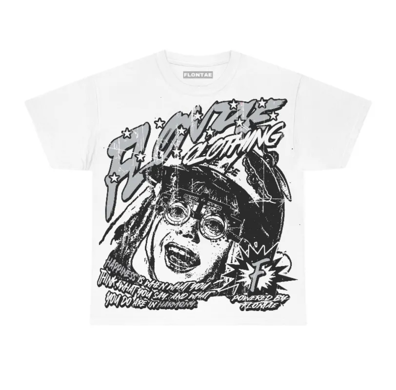 Wolf Grey 12s Flontae T-Shirt Always Smile Graphic sold by Flontae Clothing