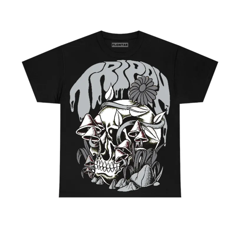 Wolf Grey 12s Flontae T-Shirt Trippin Graphic sold by Flontae Clothing