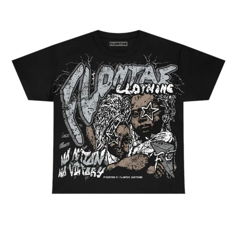 Wolf Grey 12s Flontae T-Shirt No Action Graphic sold by Flontae Clothing