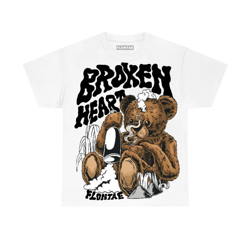 85 Metallic Black 1s Low Flontae T-Shirt Broken Heart Graphic sold by Flontae Clothing