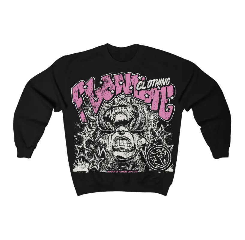 Orchid 4s Flontae Crewneck Sweatshirt No Composure Graphic sold by Flontae Clothing