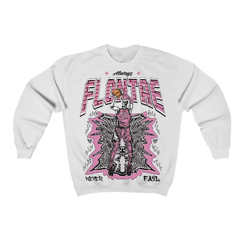 Orchid 4s Flontae Sweatshirt Never Fail Graphic sold by Flontae Clothing