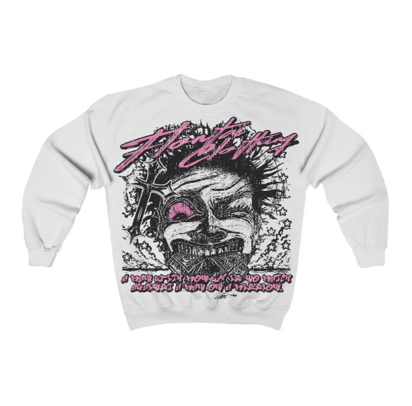 Orchid 4s Flontae Crewneck Sweatshirt Nothing Else Graphic sold by Flontae Clothing