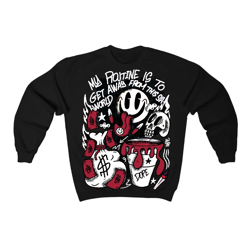 Black Toe 14s Flontae Crewneck Sweatshirt Stay Out Graphic sold by Flontae Clothing