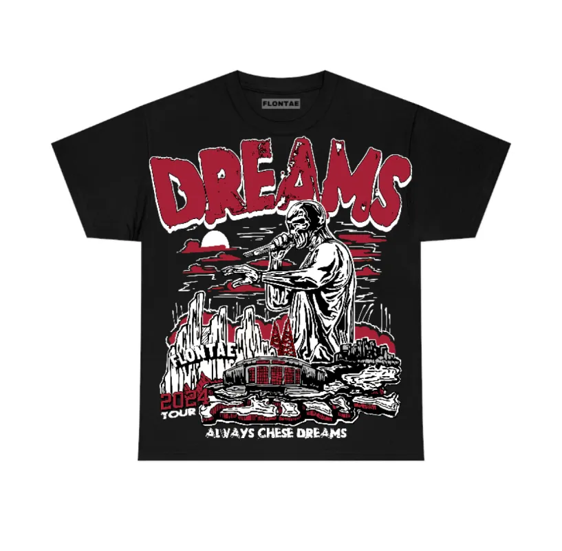Black Toe 14s Flontae T-Shirt Always Chase Dreams Graphic made by Flontae Clothing
