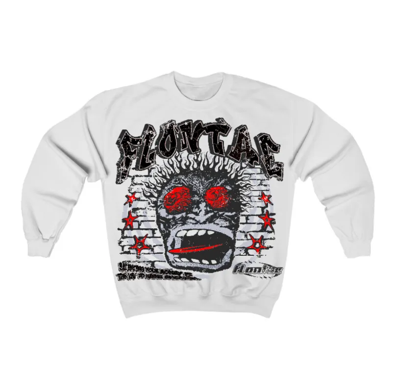 Black Cement 3s Flontae Crewneck Sweatshirt Balance My Heart Graphic sold by Flontae Clothing
