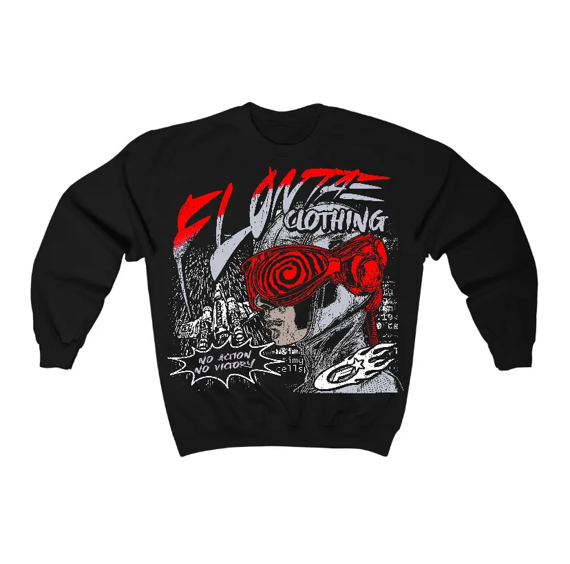 Black Cement 3s Flontae Crewneck Sweatshirt Justify Graphic sold by Flontae Clothing