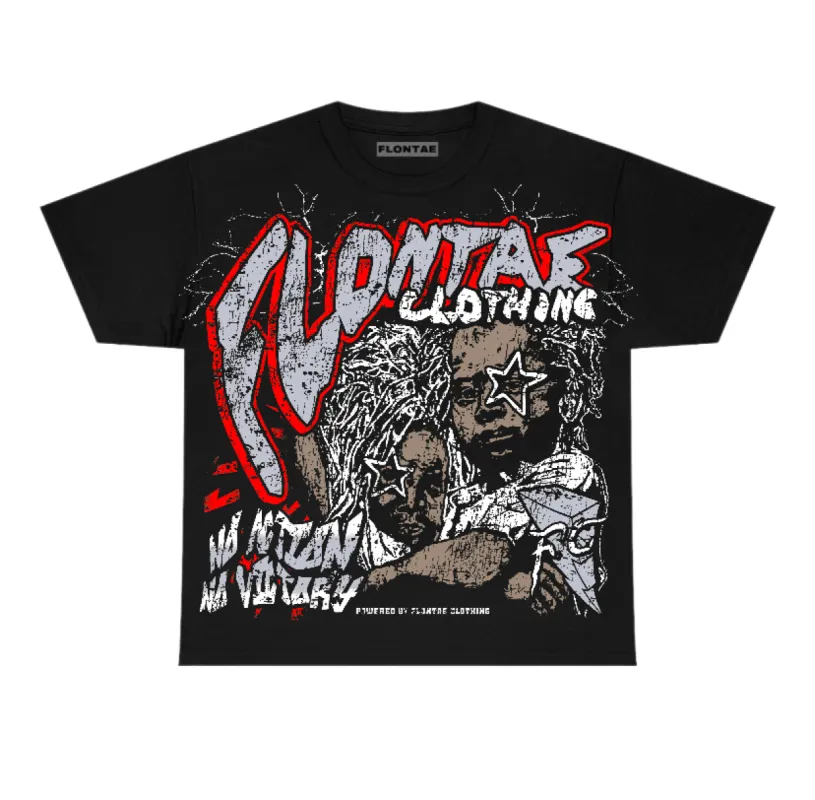 Black Cement 3s Flontae T-Shirt No Action Graphic made by Flontae Clothing