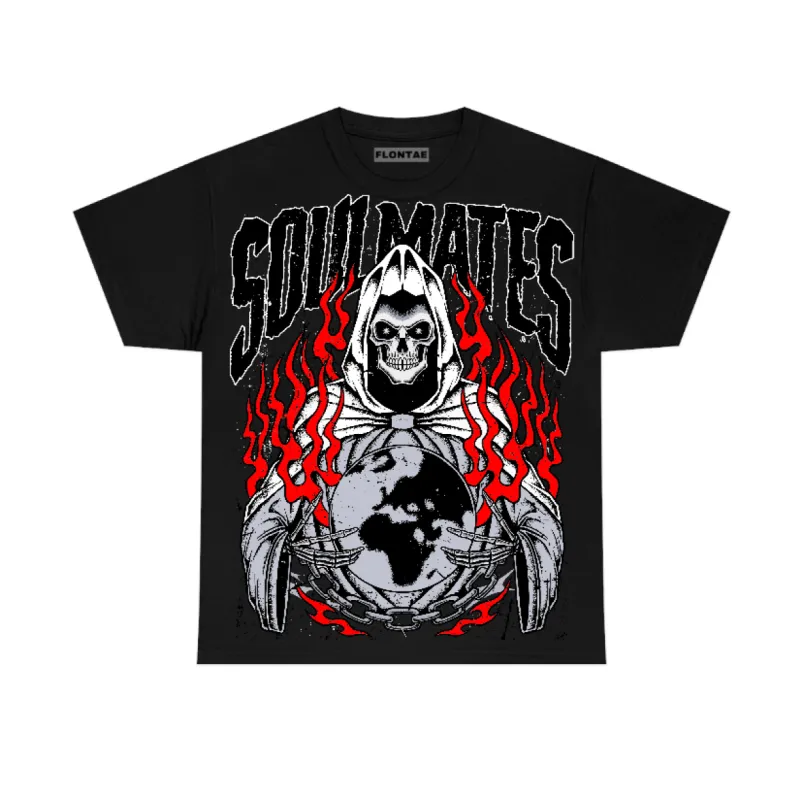 Black Cement 3s Flontae T-Shirt Soulmates Graphic sold by Flontae Clothing