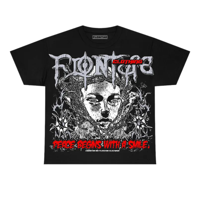 Black Cement 3s Flontae T-Shirt Keep Peace Graphic made by Flontae Clothing