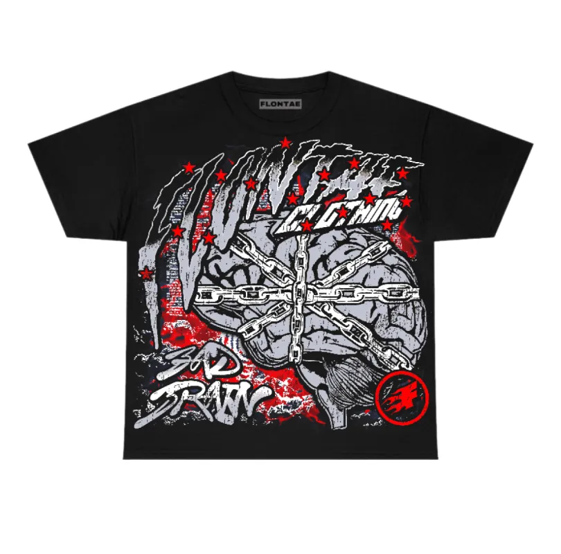 Black Cement 3s Flontae T-Shirt Bad Brain Graphic sold by Flontae Clothing