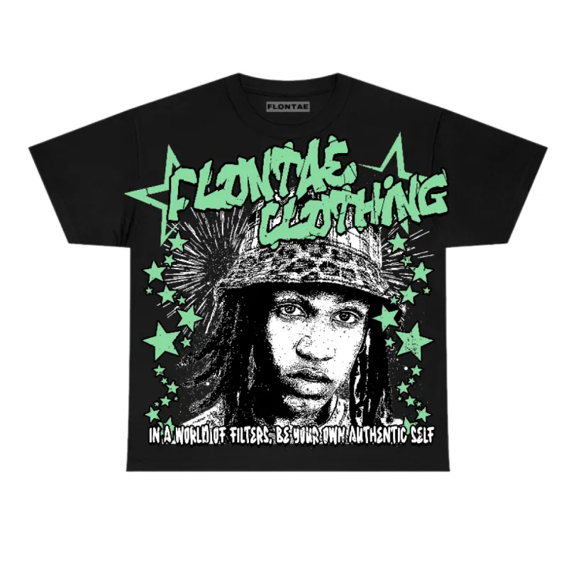 Green Glow 1s Flontae T-Shirt Be Yourself Graphic sold by Flontae Clothing
