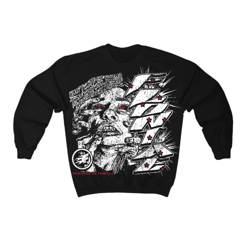 Black Toe 14s Flontae Crewneck Sweatshirt Forever Graphic sold by Flontae Clothing