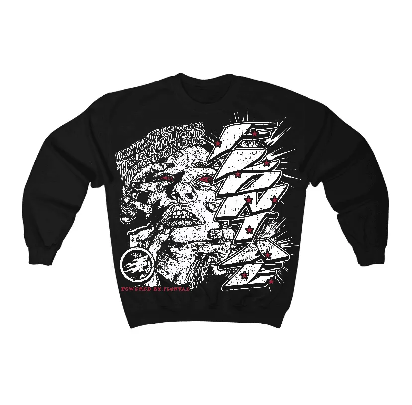 Black Toe 14s Flontae Crewneck Sweatshirt Forever Graphic sold by Flontae Clothing