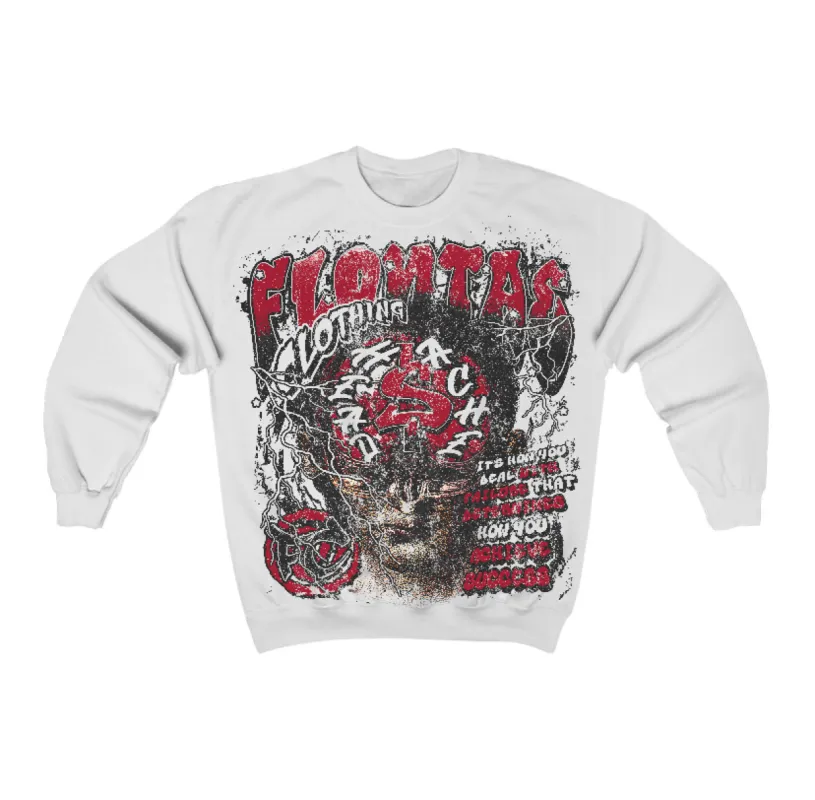 Black Toe 14s Flontae Crewneck Sweatshirt Headstorm Graphic sold by Flontae Clothing