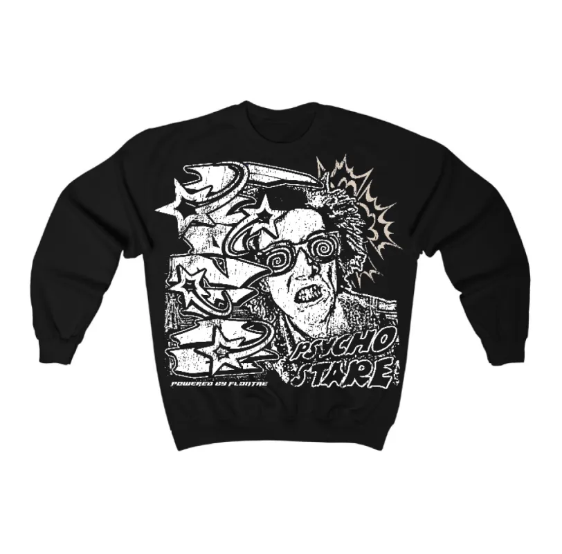 Reverse Metallic 5s Flontae Crewneck Sweatshirt Stare Graphic sold by Flontae Clothing
