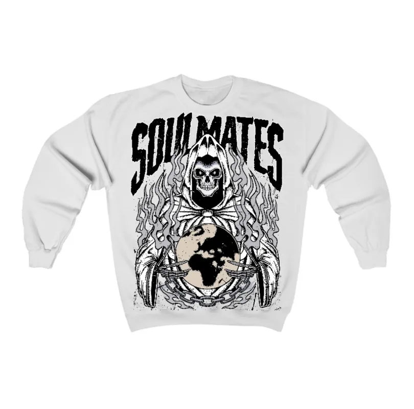 Reverse Metallic 5s Flontae Crewneck Sweatshirt Soulmates Graphic sold by Flontae Clothing