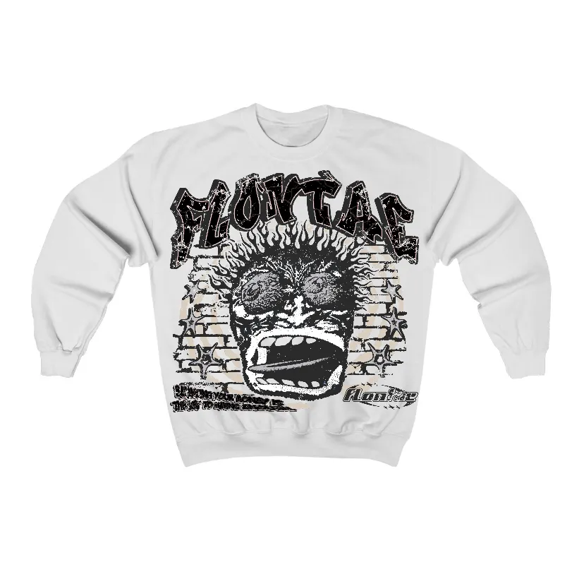 Reverse Metallic 5s Flontae Crewneck Sweatshirt Balance My Heart Graphic sold by Flontae Clothing