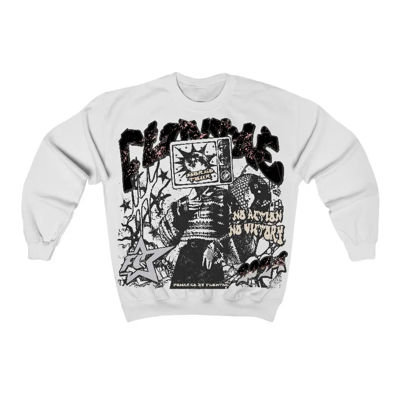 Reverse Metallic 5s Flontae Crewneck Sweatshirt No Victory Graphic sold by Flontae Clothing