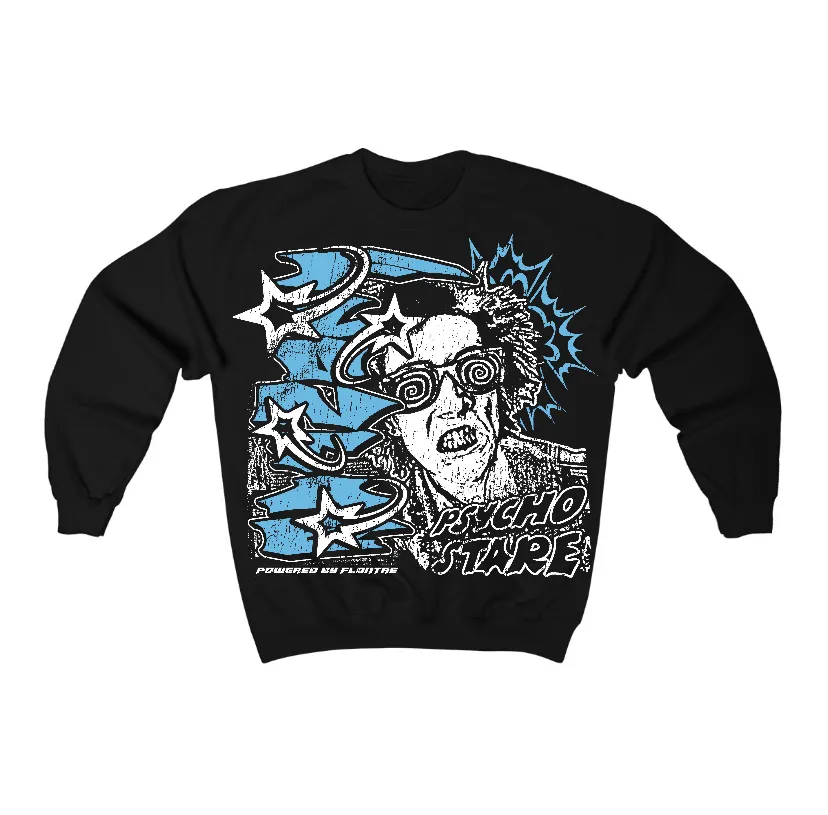 Legend Blue 11s Flontae Crewneck Sweatshirt Stare Graphic sold by Flontae Clothing