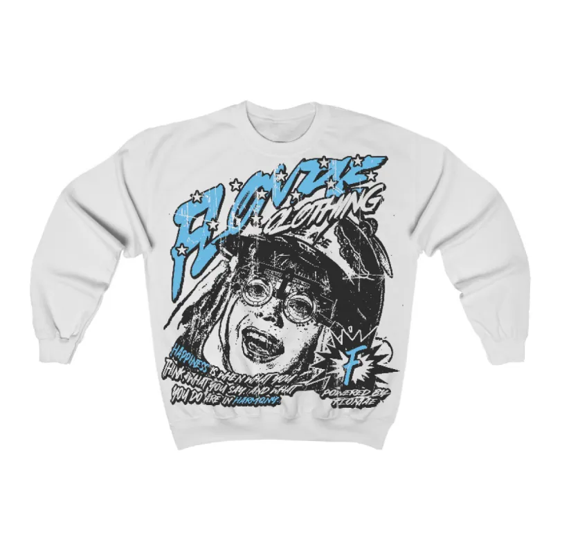 Legend Blue 11s Flontae Crewneck Sweatshirt Always Smile Graphic sold by Flontae Clothing