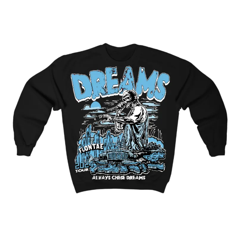 Legend Blue 11s Flontae Crewneck Sweatshirt Always Chase Dreams Graphic sold by Flontae Clothing