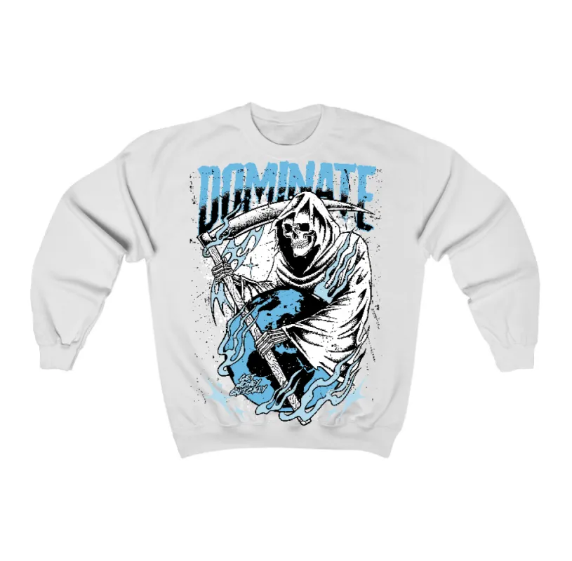 Legend Blue 11s Flontae Crewneck Sweatshirt Dominate Graphic sold by Flontae Clothing