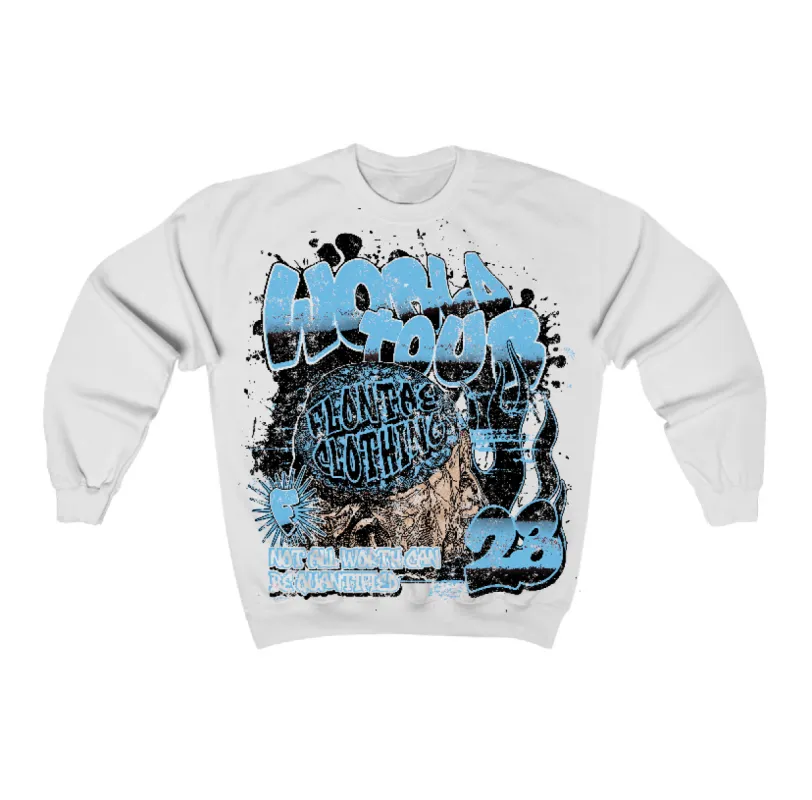 Legend Blue 11s Flontae Crewneck Sweatshirt Intelligence Graphic sold by Flontae Clothing