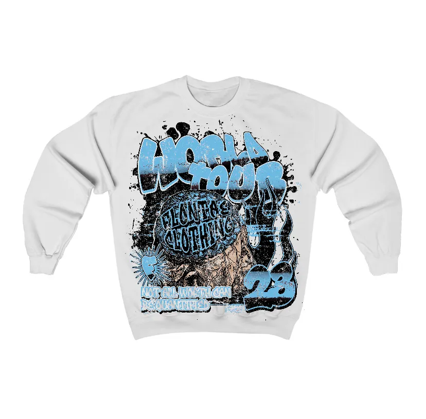 Legend Blue 11s Flontae Crewneck Sweatshirt Intelligence Graphic sold by Flontae Clothing