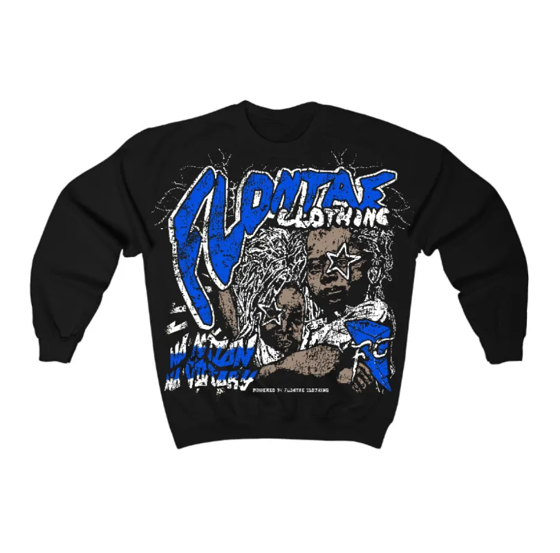 Blueberry 12s Flontae Crewneck Sweatshirt No Action Graphic sold by Flontae Clothing