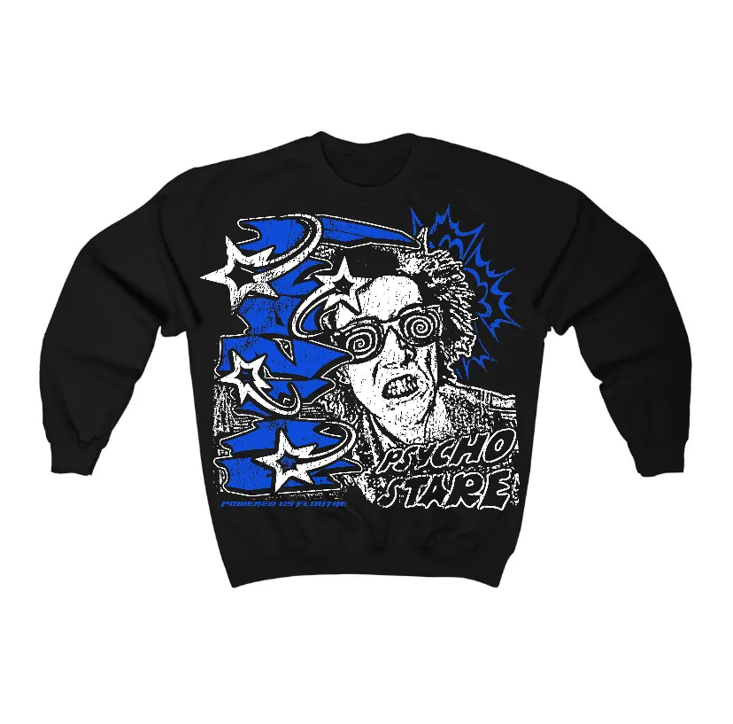 Blueberry 12s Flontae Crewneck Sweatshirt Stare Graphic sold by Flontae Clothing