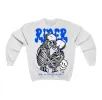 Blueberry 12s Flontae Crewneck Sweatshirt Rider Graphic sold by Flontae Clothing