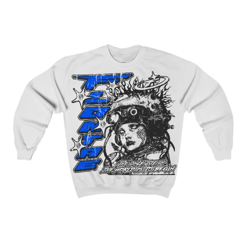Blueberry 12s Flontae Crewneck Sweatshirt Self Aware Graphic sold by Flontae Clothing