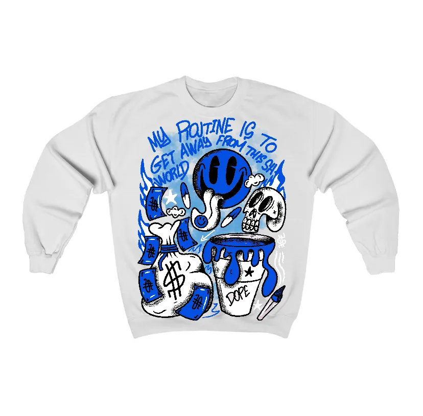 Blueberry 12s Flontae Crewneck Sweatshirt Stay Out Graphic sold by Flontae Clothing