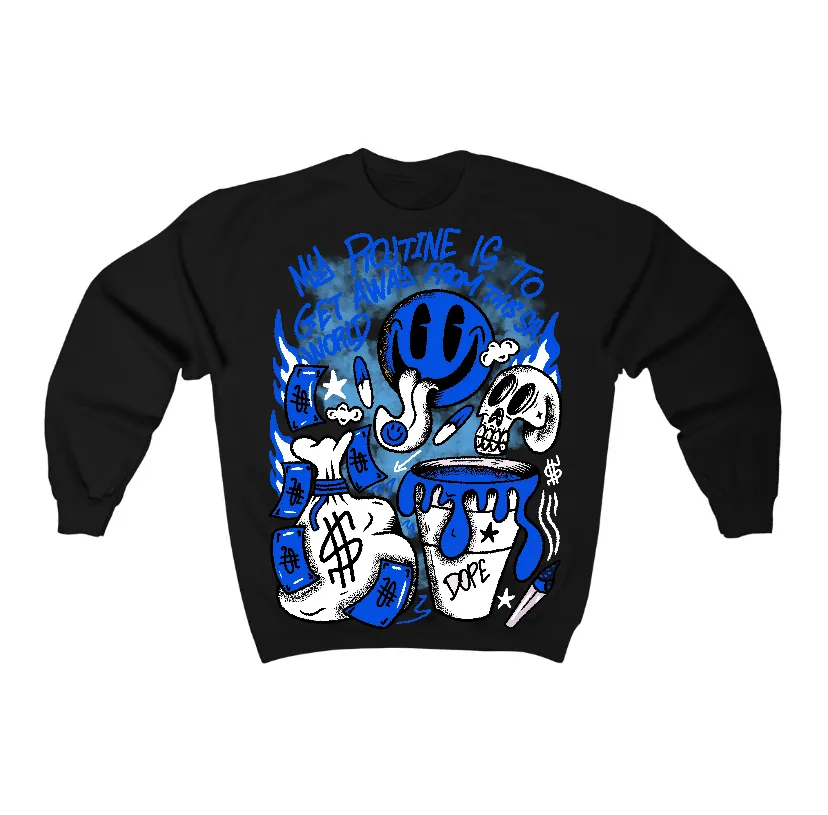 Blueberry 12s Flontae Crewneck Sweatshirt Stay Out Graphic sold by Flontae Clothing product image thumbnail 2