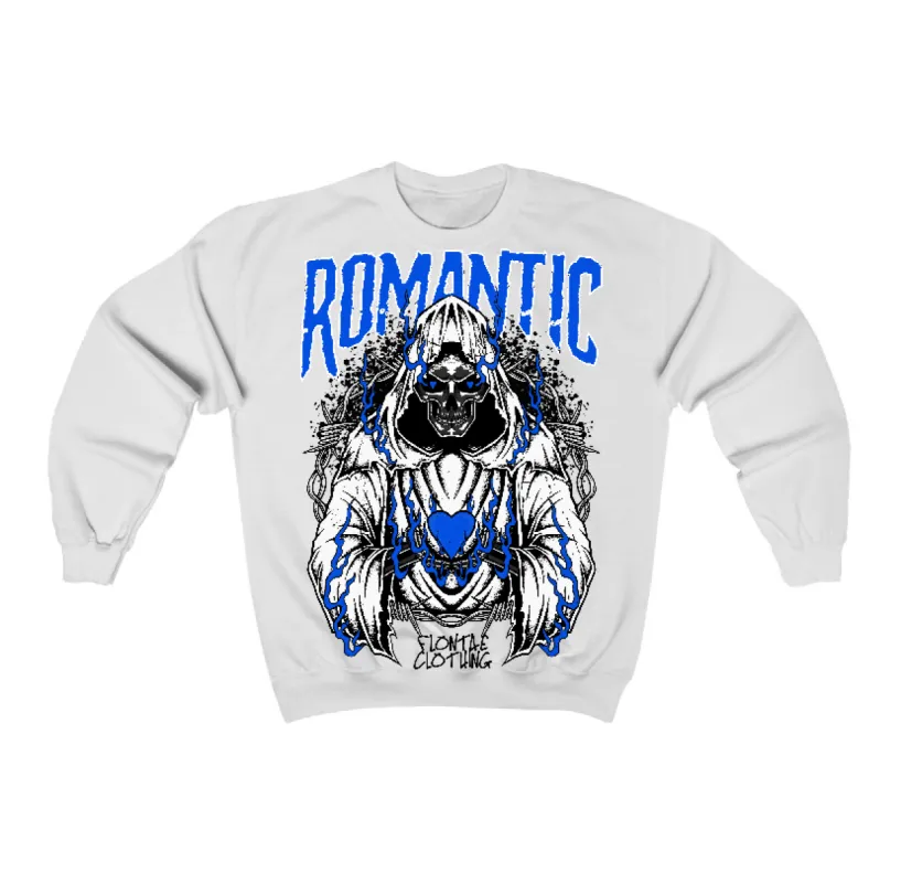 Blueberry 12s Flontae Crewneck Sweatshirt Just Love Graphic sold by Flontae Clothing