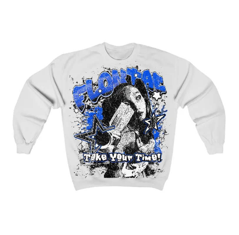Blueberry 12s Flontae Crewneck Sweatshirt Be Patient Graphic sold by Flontae Clothing