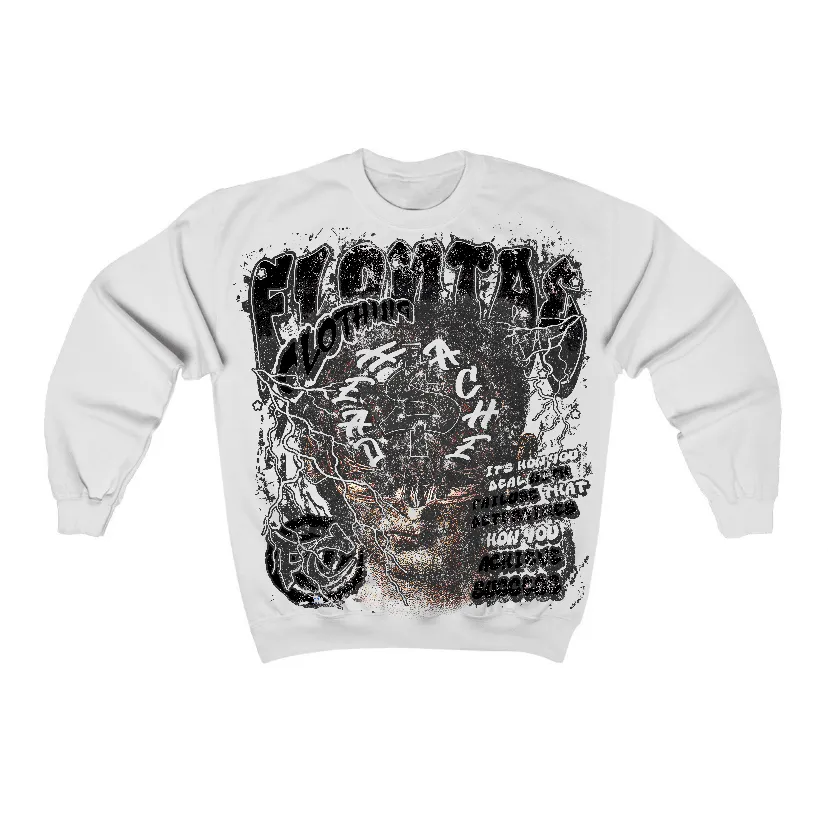 Black Cat 3s Flontae Crewneck Sweatshirt Headstorm Graphic sold by Flontae Clothing