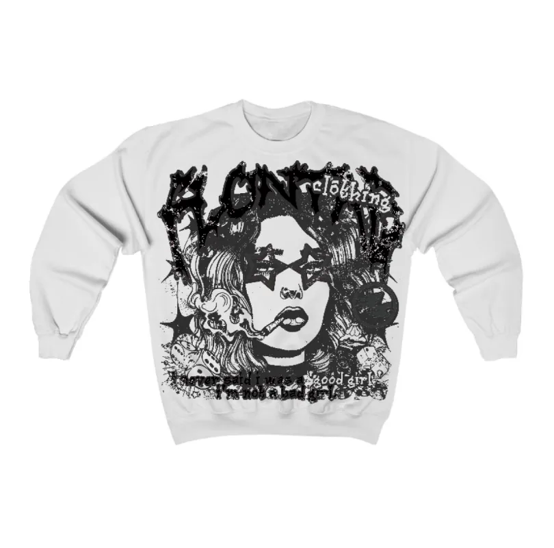 Black Cat 3s Flontae Crewneck Sweatshirt Keep Quiet Graphic sold by Flontae Clothing