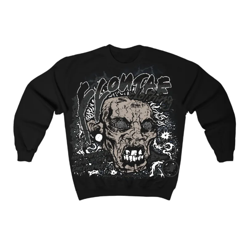 Black Cat 3s Flontae Crewneck Sweatshirt Consequences Graphic sold by Flontae Clothing