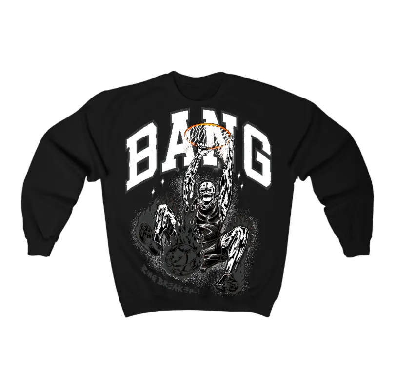 Black Cat 3s Flontae Crewneck Sweatshirt Get Up Graphic sold by Flontae Clothing