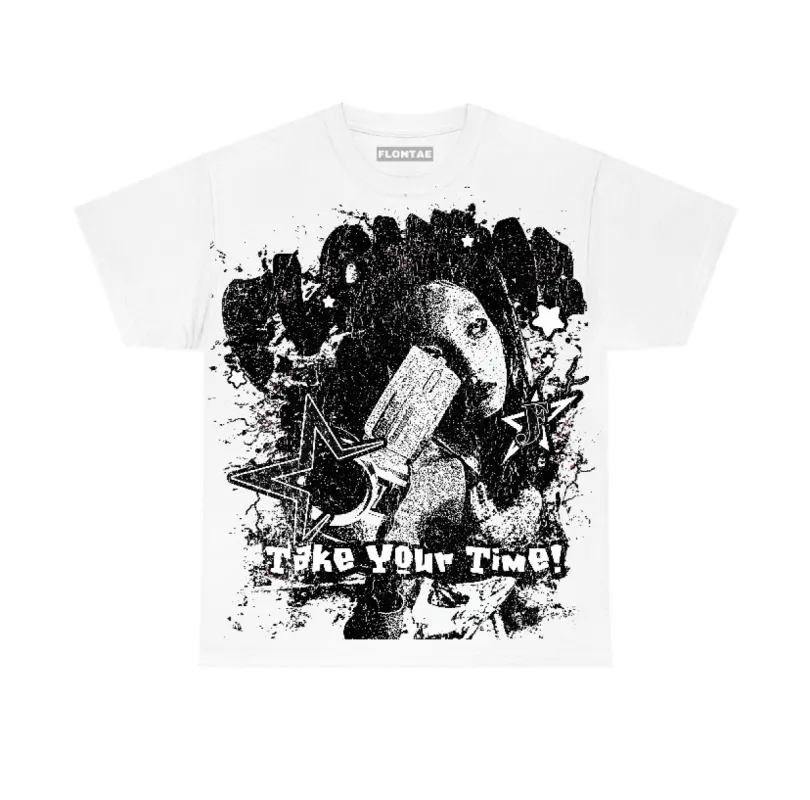 Black Cat 3s Flontae T-Shirt Be Patient Graphic sold by Flontae Clothing