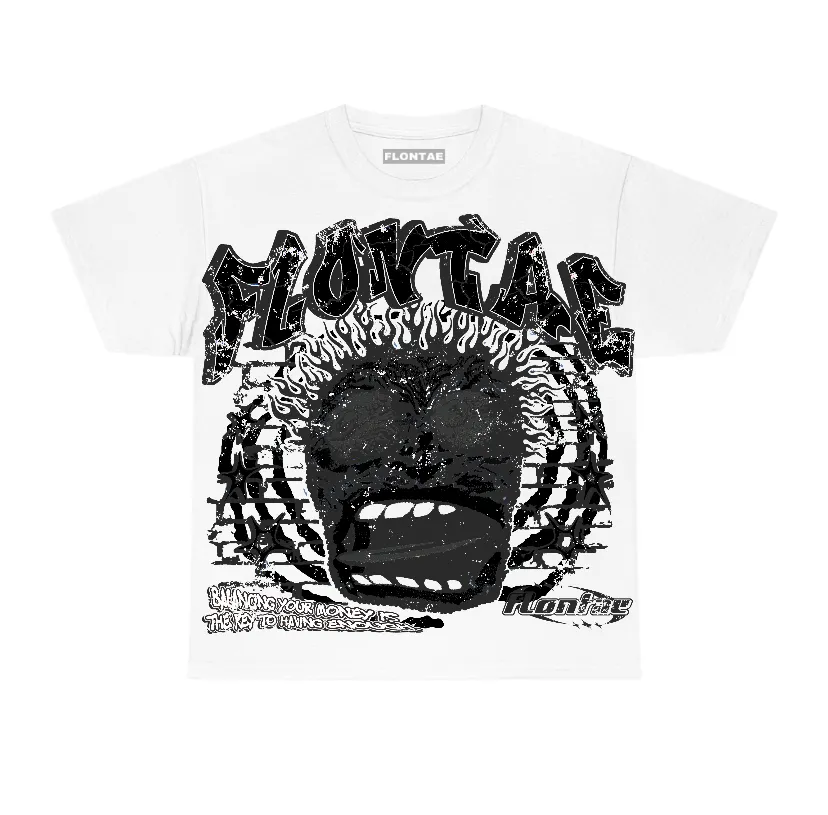 Black Cat 3s Flontae T-Shirt Balance My Heart Graphic sold by Flontae Clothing
