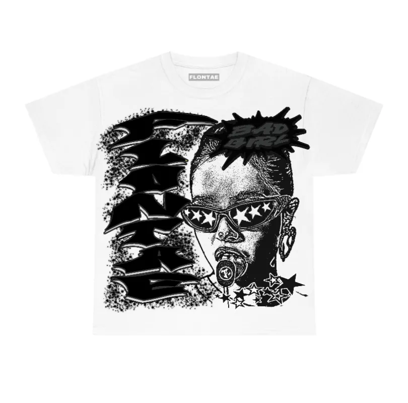 Black Cat 3s Flontae T-Shirt Baddie Graphic sold by Flontae Clothing
