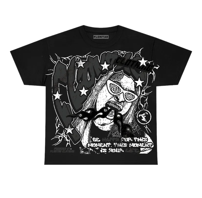 Black Cat 3s Flontae T-Shirt Losing It Graphic sold by Flontae Clothing