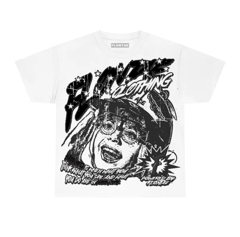 Black Cat 3s Flontae T-Shirt Always Smile Graphic sold by Flontae Clothing