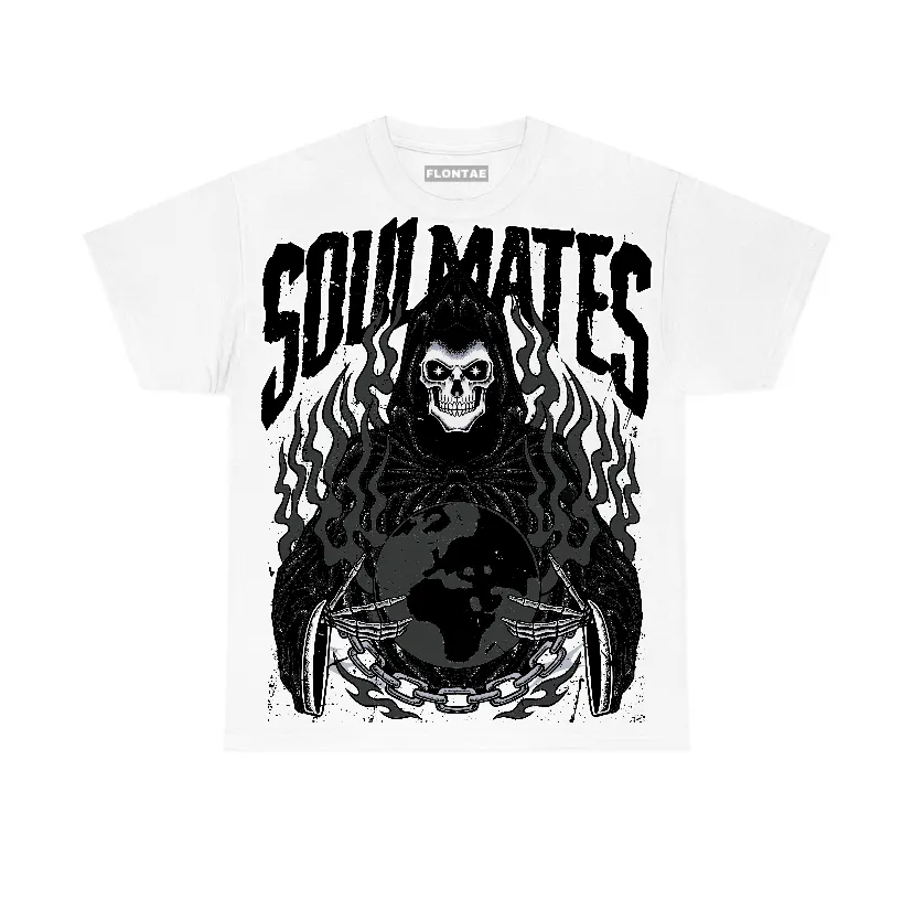 Black Cat 3s Flontae T-Shirt Soulmates Graphic sold by Flontae Clothing product image thumbnail 2