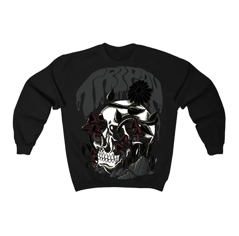 Black Cat 3s Flontae Sweatshirt Trippin Graphic sold by Flontae Clothing