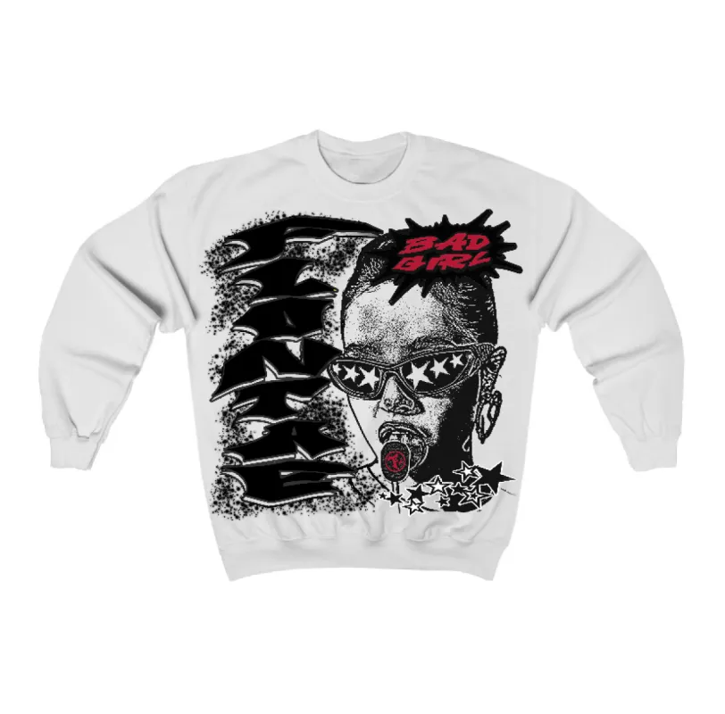 Black Toe Reimagined 1s Flontae Crewneck Sweatshirt Baddie Graphic sold by Flontae Clothing